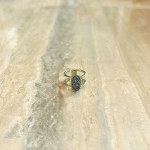 Kendra Scott gold and chrome ring!